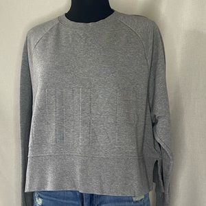 Nike Dri-Fit Crew Neck Sweatshirt Gray Size S